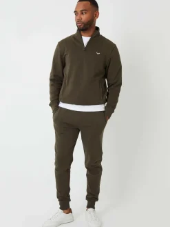 Threadbare Green Cotton Blend Joggers^ Joggers|Joggers