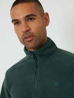 Threadbare Quarter Zip Microfleece Sweatshirt^ Coats & Jackets|Coats & Jackets