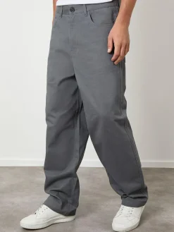 Threadbare Baggy Fit 5 Pocket Chino Trousers^ Pants & Chinos