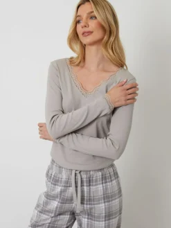 Threadbare Cotton Long Sleeve Pyjamas Set^Women Pyjamas