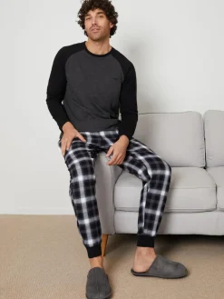 Discount Threadbare Grey Cotton Pyjamas Set
