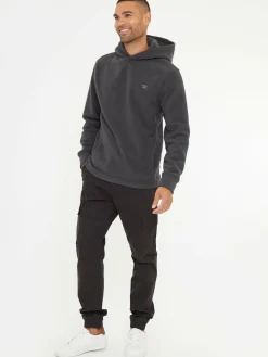 Best Threadbare Microfleece Overhead Hoodie Grey