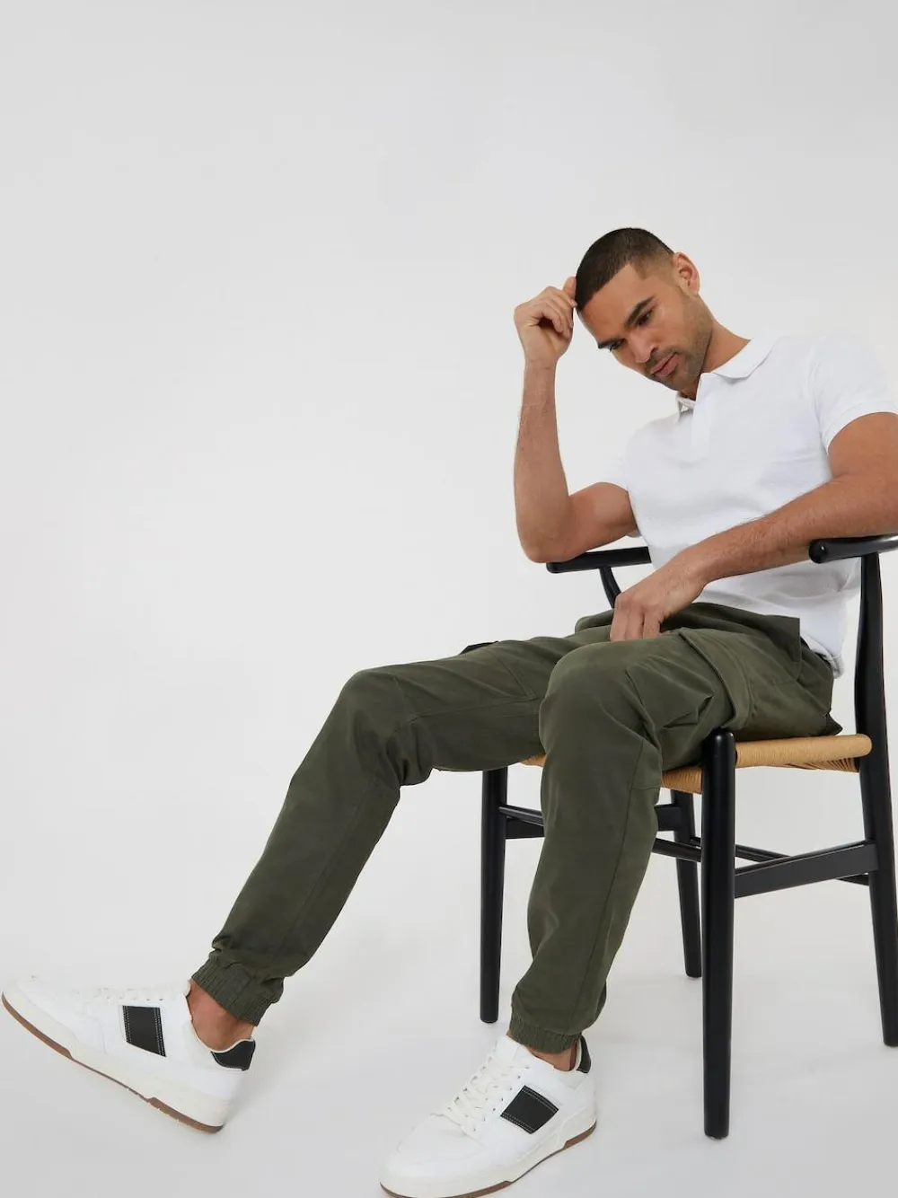 Threadbare Cotton Jogger Style Cargo Trousers With Stretch^ Joggers|Joggers