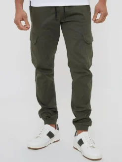 Threadbare Cotton Jogger Style Cargo Trousers With Stretch^ Joggers|Joggers