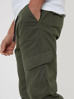 Threadbare Cotton Jogger Style Cargo Trousers With Stretch^ Joggers|Joggers