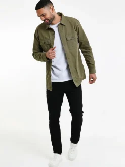 Clearance Threadbare Lightweight Jacket Khaki