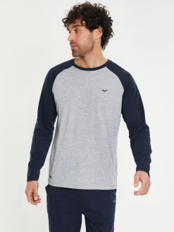 Threadbare Light Blue Blend Long Sleeve Pyjamas Set^ Pyjamas