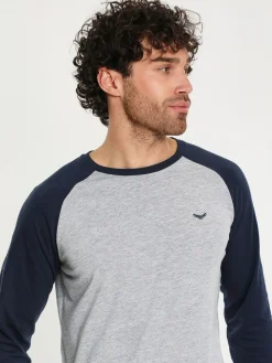 Threadbare Light Blue Blend Long Sleeve Pyjamas Set^ Pyjamas