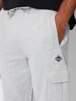 Outlet Threadbare Cargo Style Joggers Light Grey