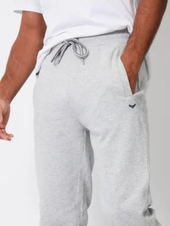 Online Threadbare Light Grey Cotton Blend Joggers