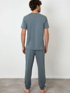 Threadbare Light Grey Pyjamas Set^ Pyjamas