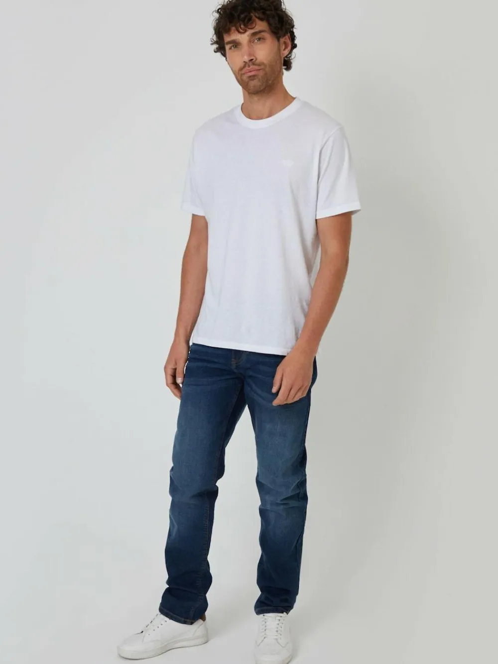 Threadbare Midnight Blue Straight Fit Jeans With Stretch