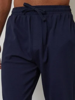 Outlet Threadbare Cotton Lounge Joggers 2 Pack Navy Blue