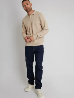 Threadbare Navy Blue Straight Fit Jeans With Stretch^ Jeans|Jeans