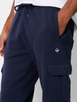 Online Threadbare Cargo Style Joggers Navy