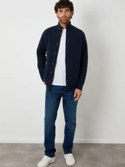 Threadbare Funnel Neck Button Up Knitted Cardigan^ Knitwear|Knitwear