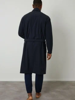 Hot Threadbare Waffle Fleece Dressing Gown Navy