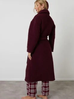 Threadbare Cosy Borg Dressing Gown^Women Bathrobes