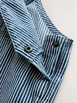 Next Ticking Stripe Dungarees (3mths-7yrs)^BOY Sets & Co-Ords|Sets & Co-Ords