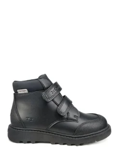 Toezone Felix Black Rip Tape Fastening Boots