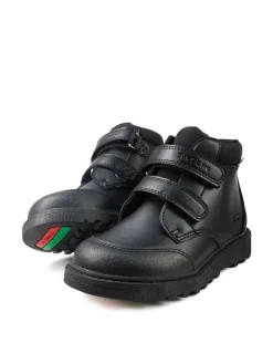 Toezone Felix Black Rip Tape Fastening Boots