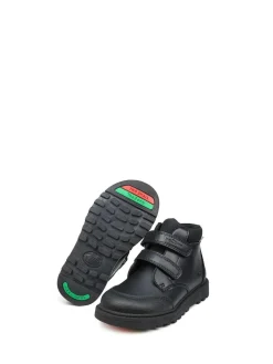 Toezone Felix Black Rip Tape Fastening Boots