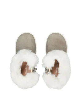 Toezone Girls Suede Leather Faux Fur Zip Boots^ Boots & Wellies