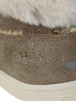 Toezone Girls Suede Leather Faux Fur Zip Boots^ Boots & Wellies