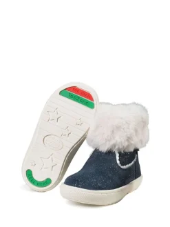 Toezone Girls Faith Suede Leather Faux Fur Zip Boots^ Boots & Wellies