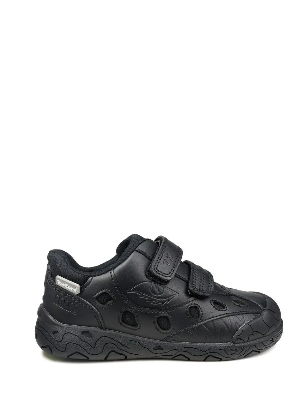 Toezone Jay Dinosaur Ortholite Black School Shoes