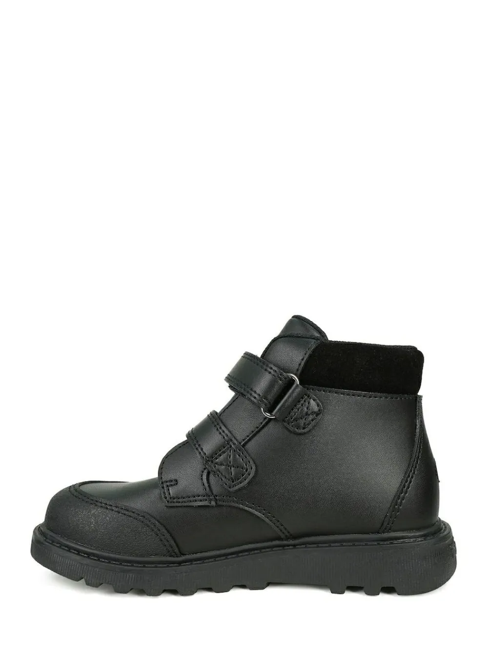 Toezone Levi Boys Rip Tape Black Ankle Boots with Toe Bumper^BOY Baby Boots|Boots