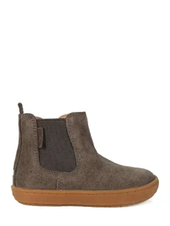 Toezone River Boys Brown Suede Leather Gusset and Zip Boots^BOY Baby Boots|Boots