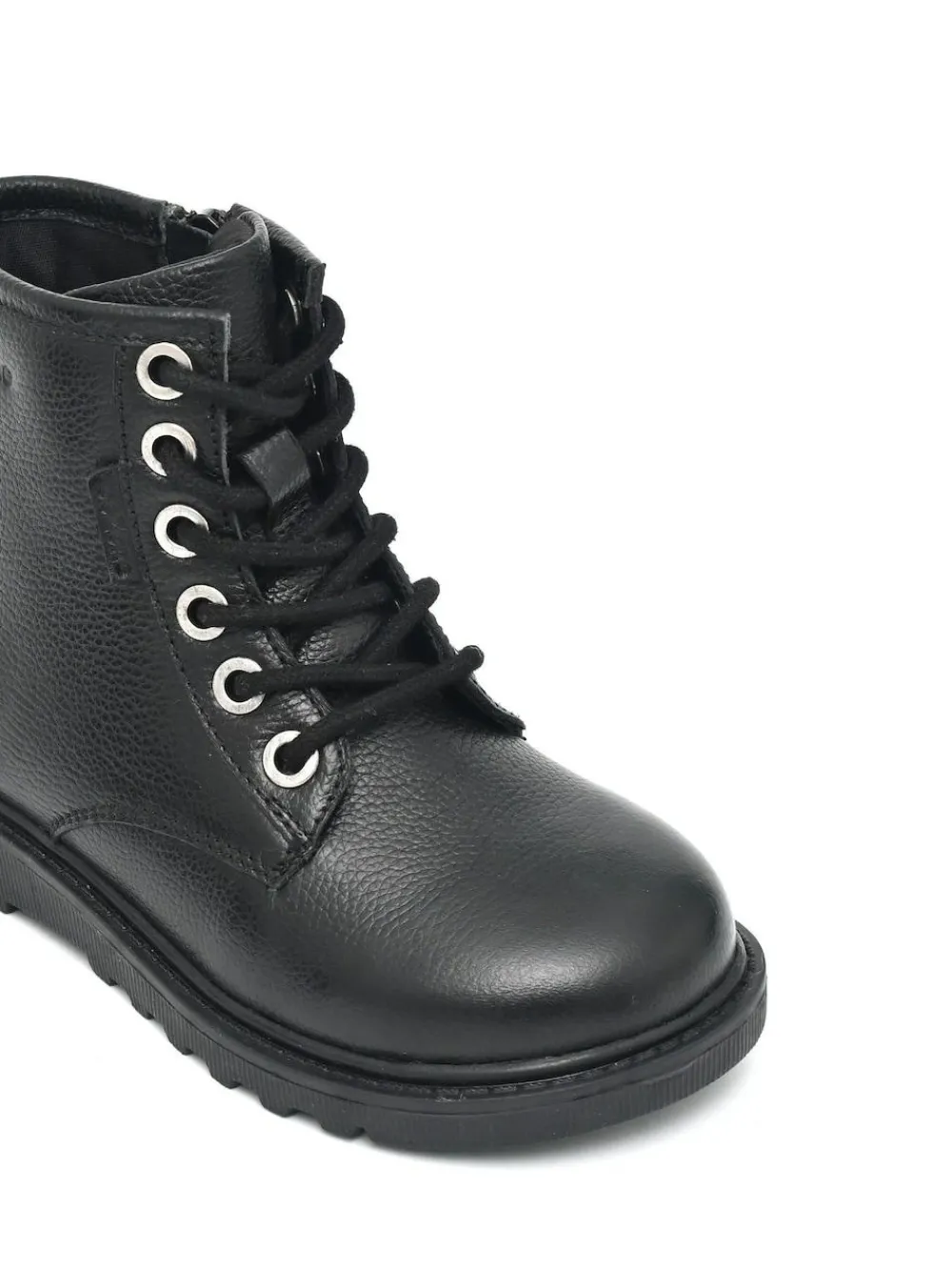 Toezone Storm Boys Leather Ortholite Ankle Black Boots^BOY Boots|Boots