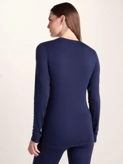 Tog 24 Blue Meru Thermal Crewneck Top
