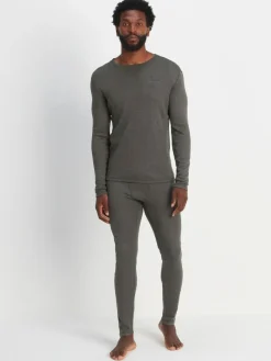 Discount Tog 24 Dark Grey Marl Meru Thermal Crewneck Sweatshirt