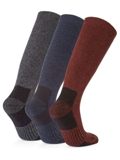 New Tog 24 Grey Villach Trek Socks 3 Pack