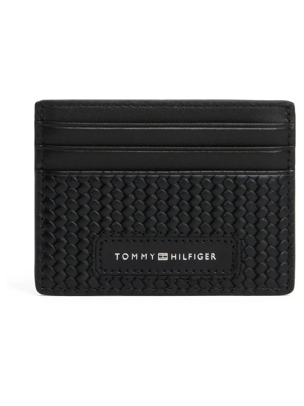 Outlet Tommy Hilfiger Black Leather Wallet