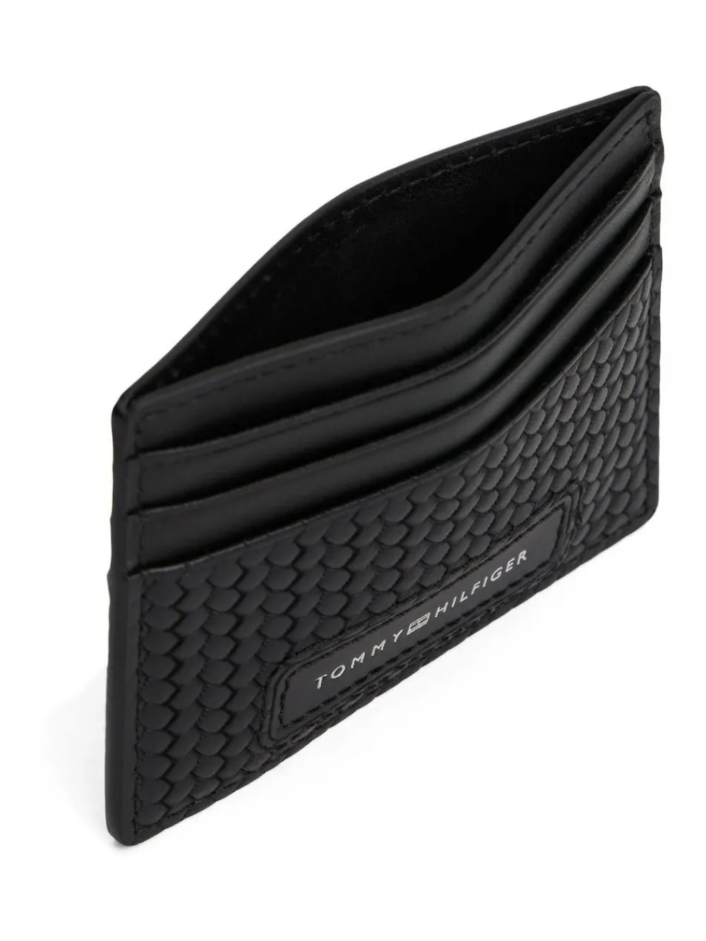 Outlet Tommy Hilfiger Black Leather Wallet