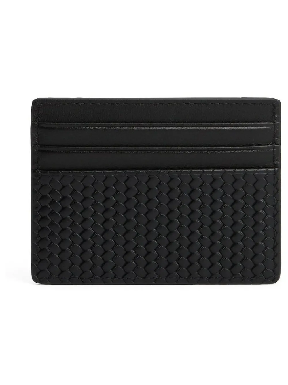 Outlet Tommy Hilfiger Black Leather Wallet
