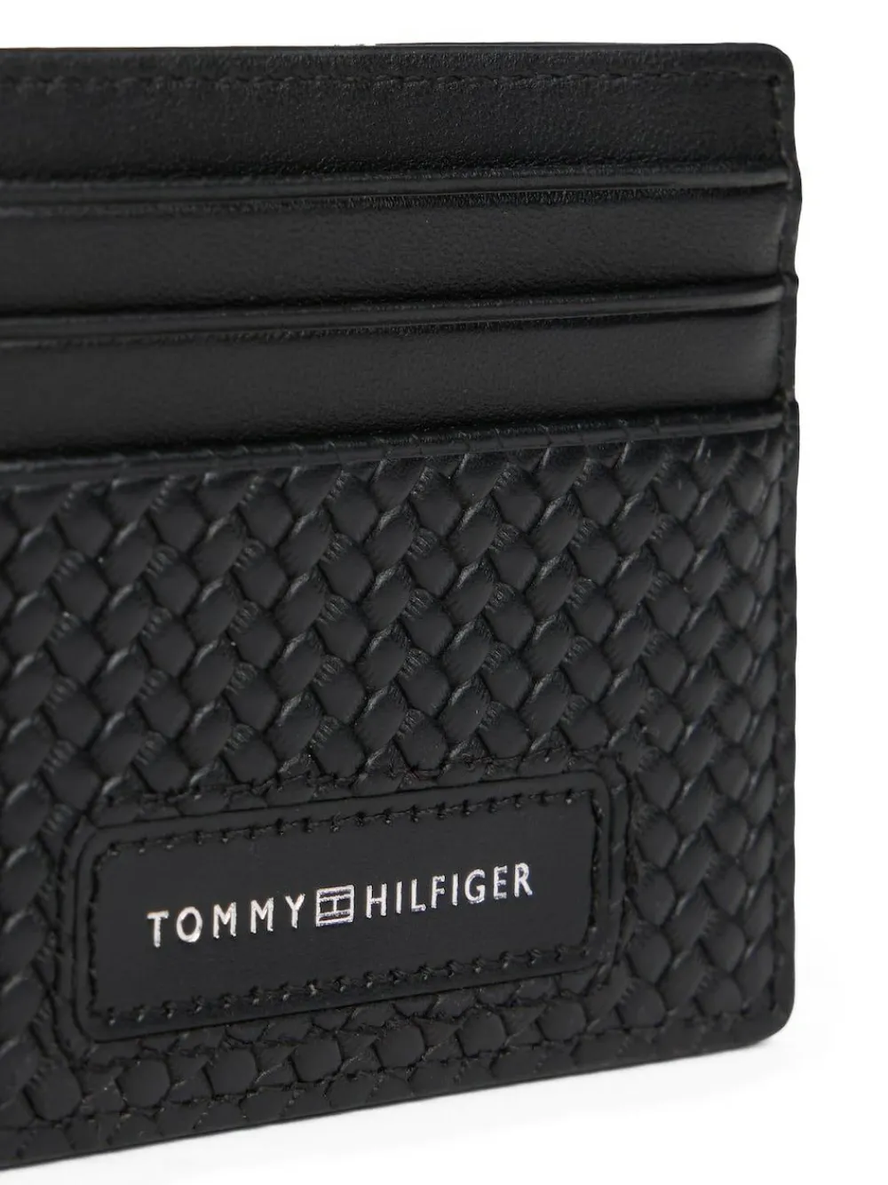 Outlet Tommy Hilfiger Black Leather Wallet