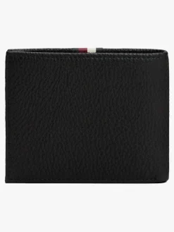 Discount Tommy Hilfiger Black Premium Mini Leather Card Case