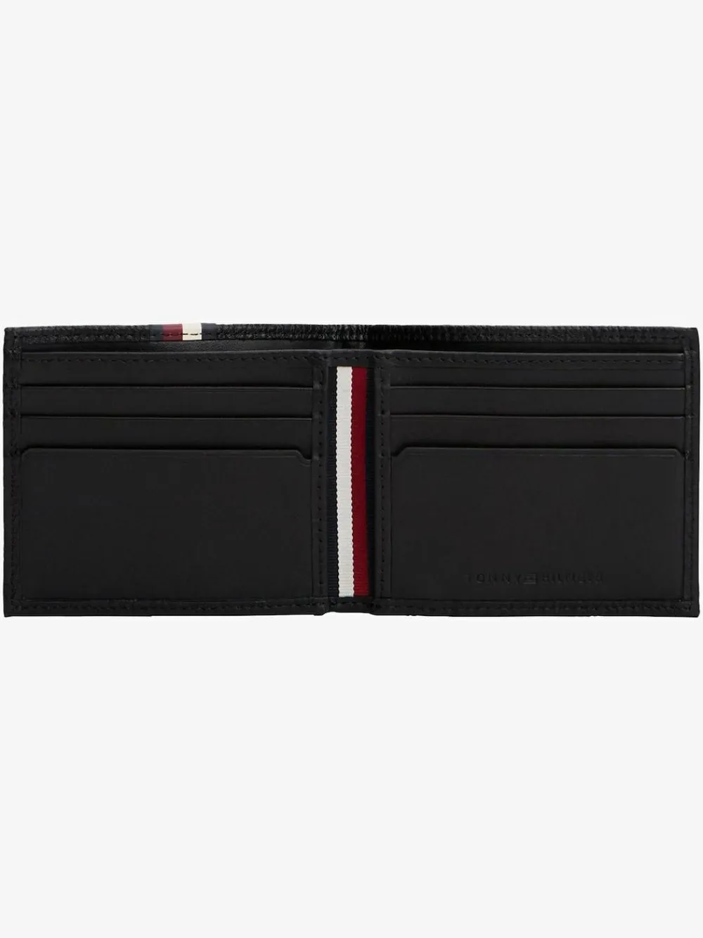 Discount Tommy Hilfiger Black Premium Mini Leather Card Case