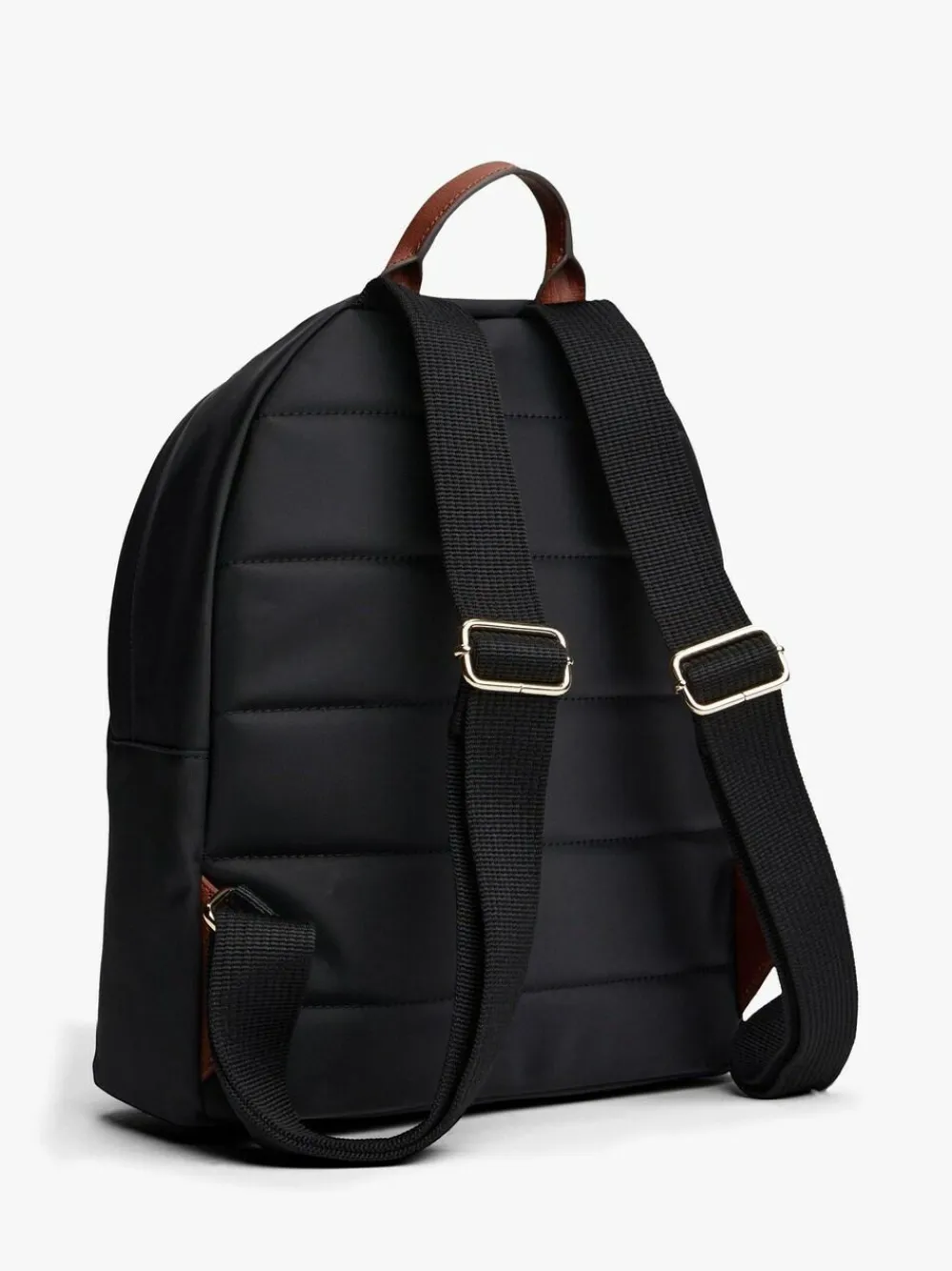 Tommy Hilfiger Black/White Dome Backpack^Women Bags