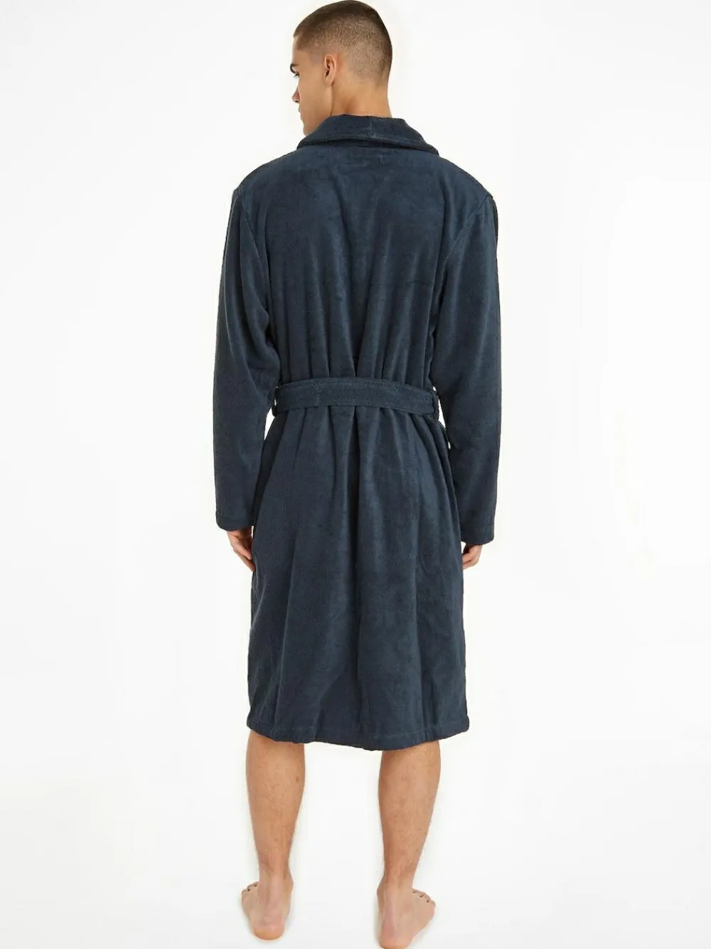 Tommy Hilfiger Blue 100% Cotton Icon Bathrobe^ Bathrobe