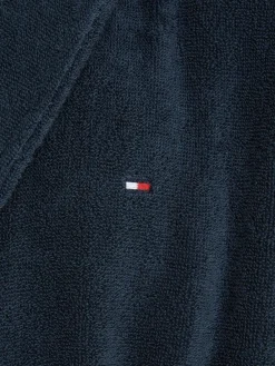 Tommy Hilfiger Blue 100% Cotton Icon Bathrobe^ Bathrobe