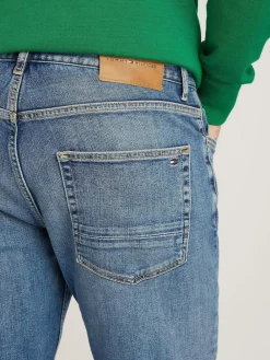 Tommy Hilfiger Blue Denton Faded Straight Leg Jeans^ Jeans|Jeans