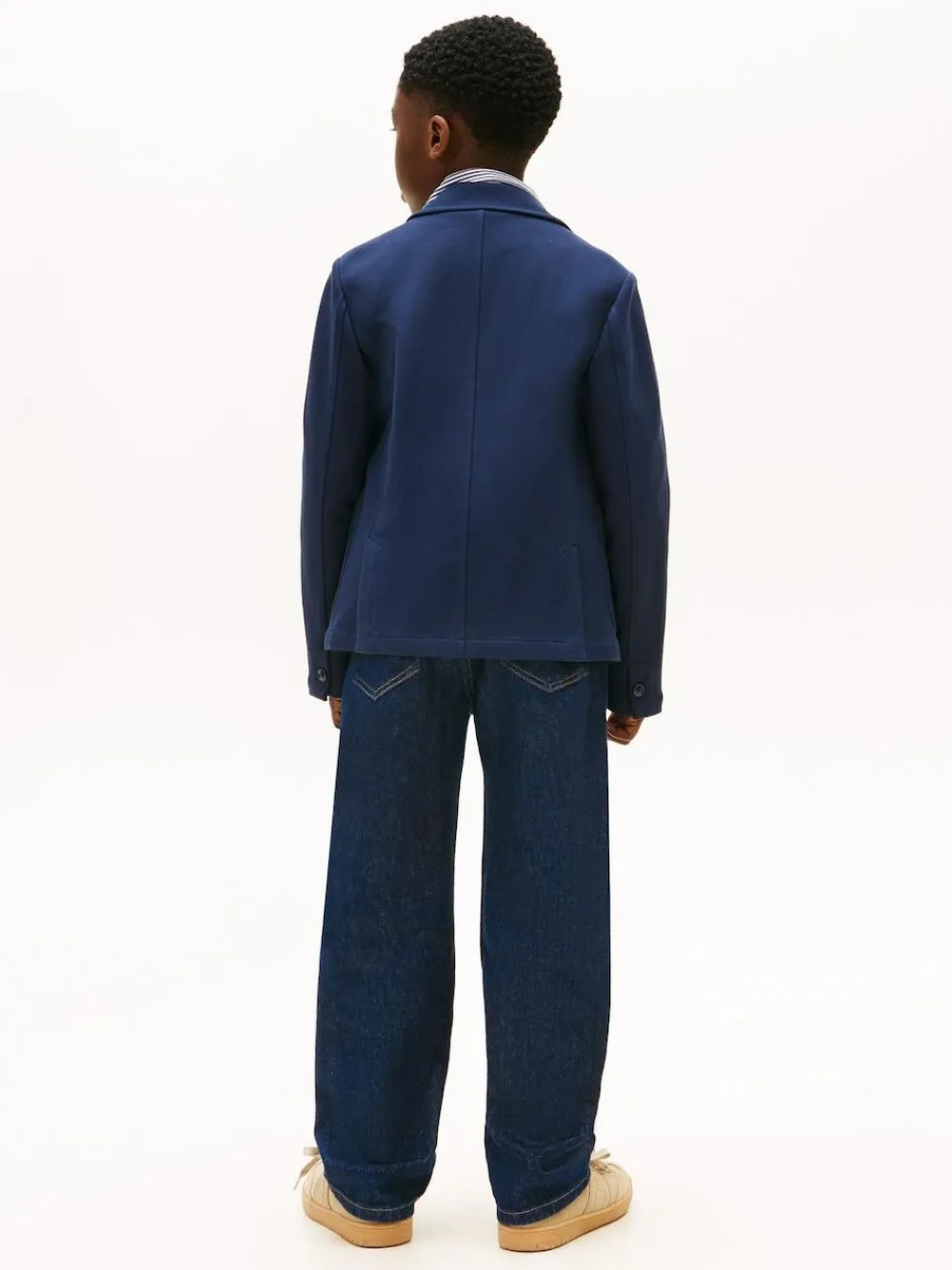 Tommy Hilfiger Blue Festive Pique Texture Regular Fit Blazer^BOY Suits & Vest