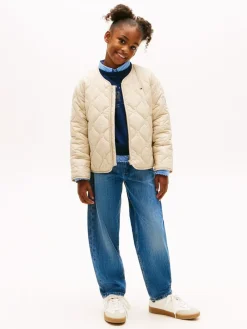 Tommy Hilfiger Blue Flag Embroidery Faded Barrel Leg Jeans^ Jeans