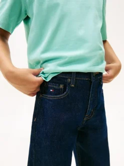 Tommy Hilfiger Blue Flag Embroidery Relaxed Jeans^BOY Jeans & Joggers|Jeans