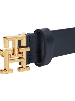 Tommy Hilfiger Blue Logo Belt^Women Belts